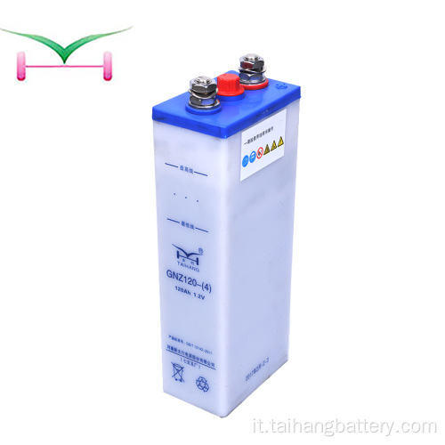 Batteria al litio-cadmio da 1,2 volt 100ah KPM100